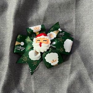 3 for $10 Green Santa bow